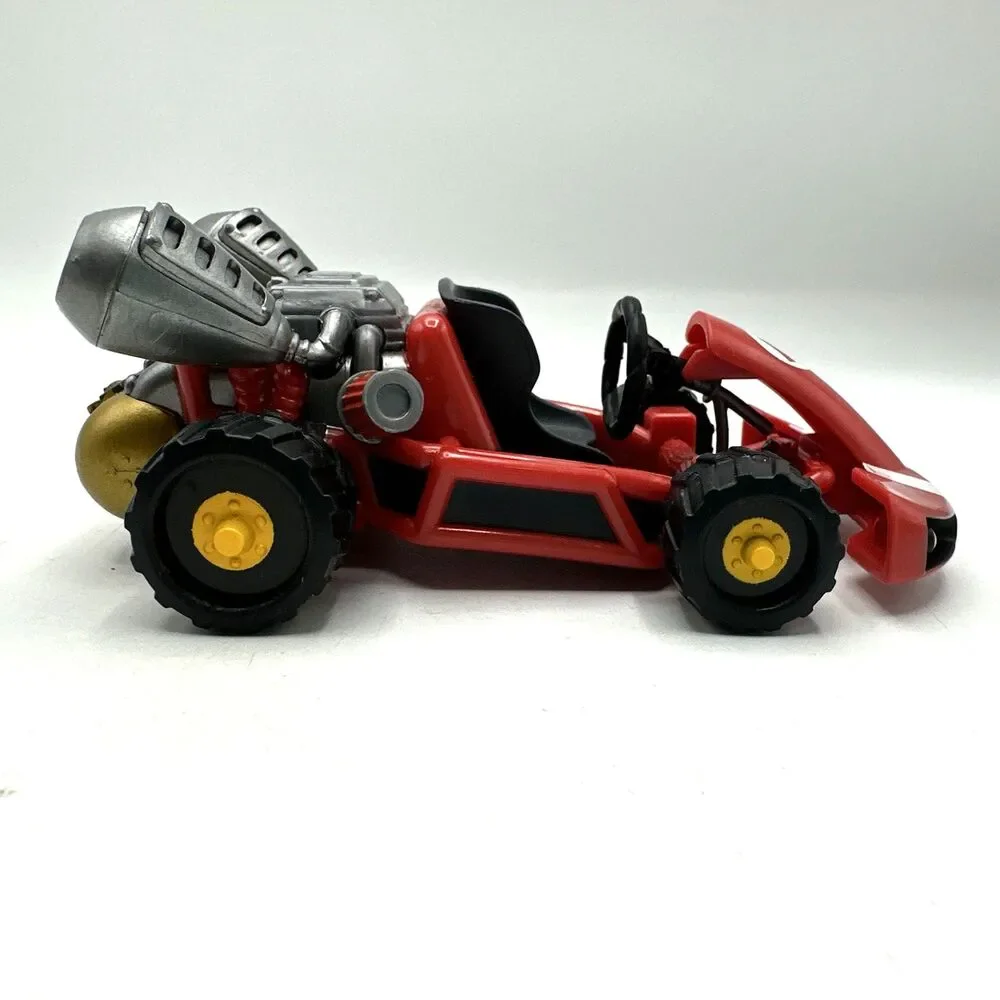Nintendo Super Mario Bros Pull Back Toy Racer Kart Jakks Red/Black